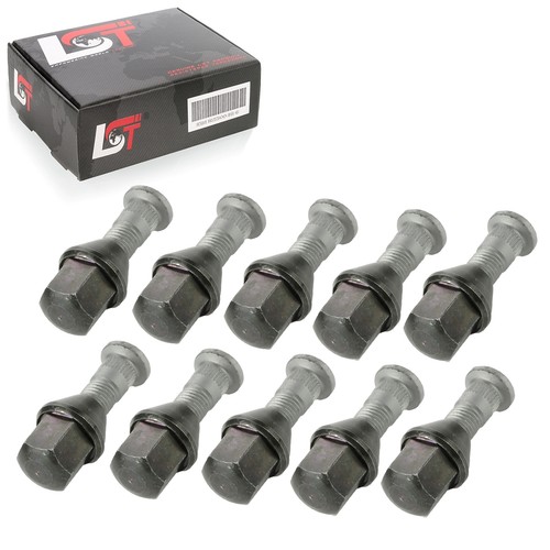 10x perni zigrinati con dado - 10x,