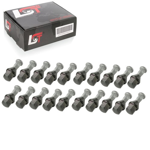20x perni zigrinati con dado - perni,